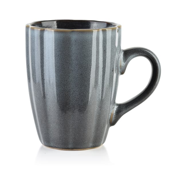 Mugg porslin BASIC NATURE 300 ml 8x11x10,5 cm grå 1 st