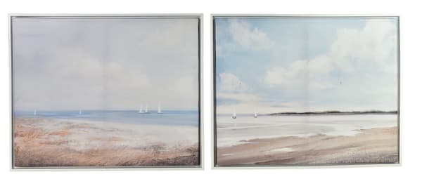 Tavelset plast INGA INGA 40x50 cm blå 2-pack