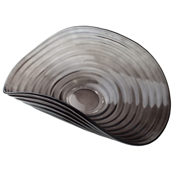 Glasmaskål Daz Glass Misa 38x26x11,5 cm grå 1pc