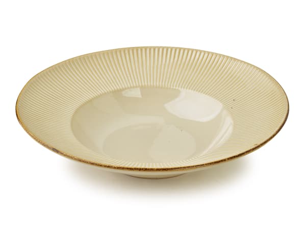 Pastatallrik Keramik Basic Nature Pasta 30 cm Beige 1 st