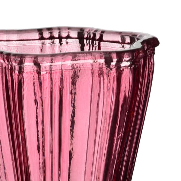 Vas SERENITE rosa glas 8,5x20 cm