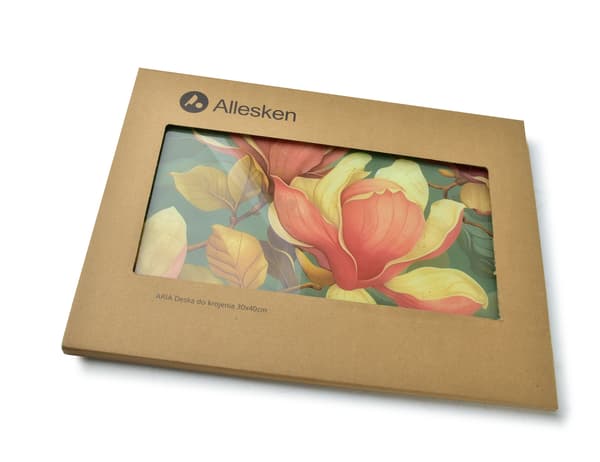 Skärbräda ARIA magnolia glas 40x30 cm