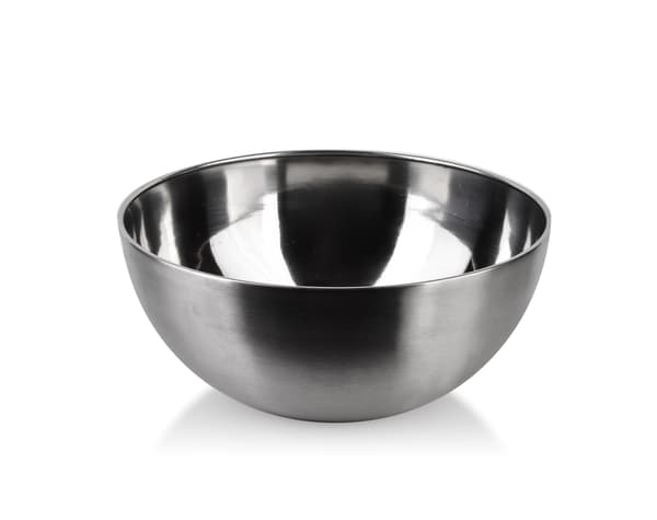 Skål rustfrit stål Basic Kitchen Basic 20 cm 1,6 L sølv 1 stk