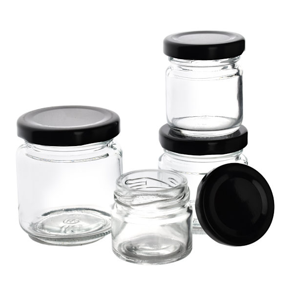BASIC KITCHEN Glassburk 75 ml - Praktisk och Elegant Förvaring