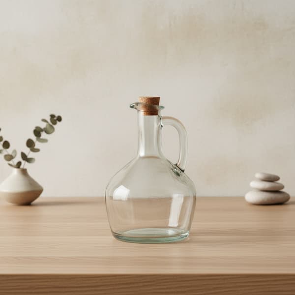 Glaskaraff med kork MODERN KITCHEN 400 ml 10 x 8 x 15,5 cm Transparent 1 st