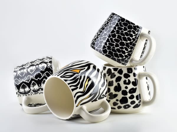 Porslinsmugg AFFEKDESIGN WILD 9x8,5x13 cm 500 ml