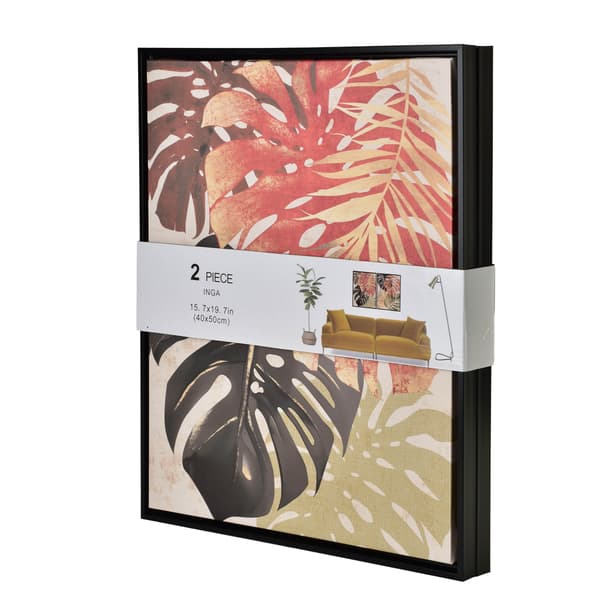 Tavlor plast INGA Dżungla 40x50 cm multikolor 2-pack