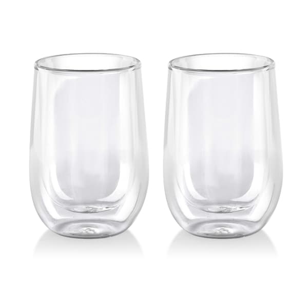 PETER Set med 2 glas 300 ml i borsilikatglas, transparenta