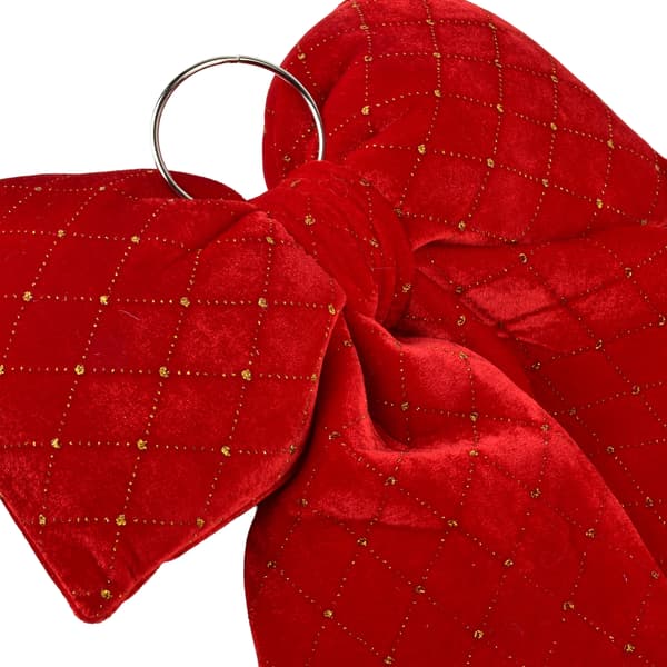 Dekorationsrosett SANTA LILA 22x28cm 1st