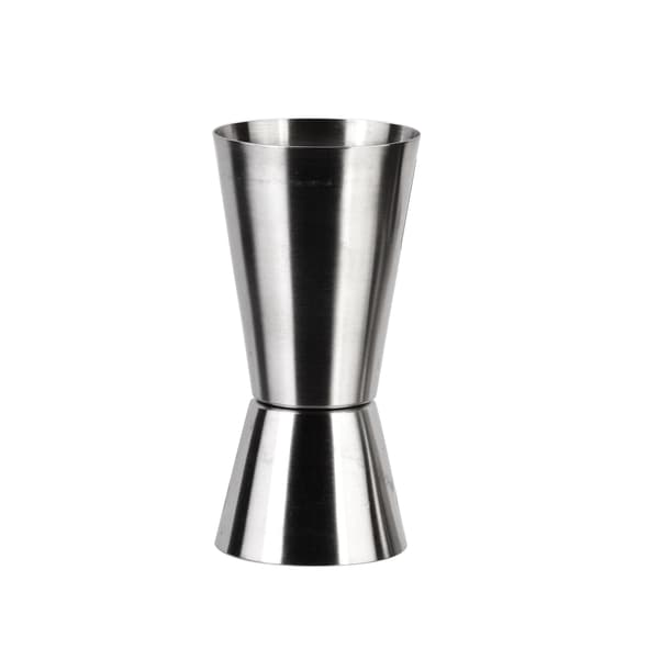 Drinkmått i rostfritt stål Basic Kitchen 30/60 ml silver 1 st