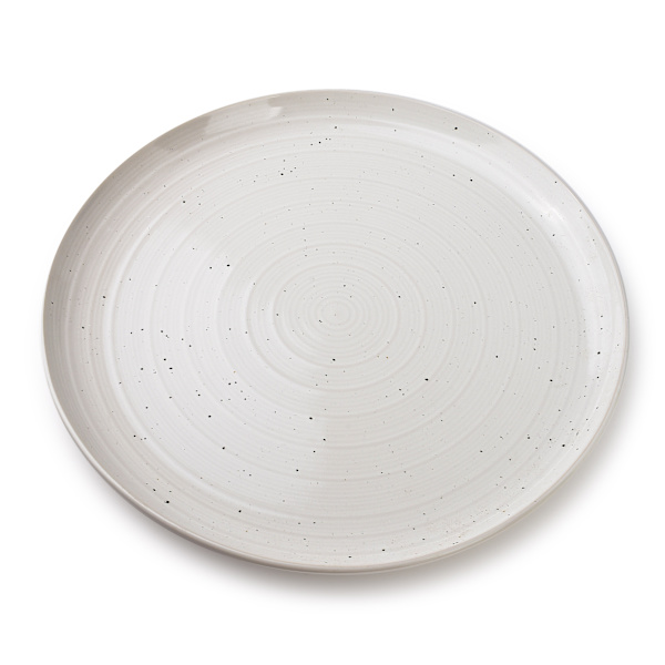BASIC NATURE Keramisk flat tallrik 28,5 cm - Elegant matservering