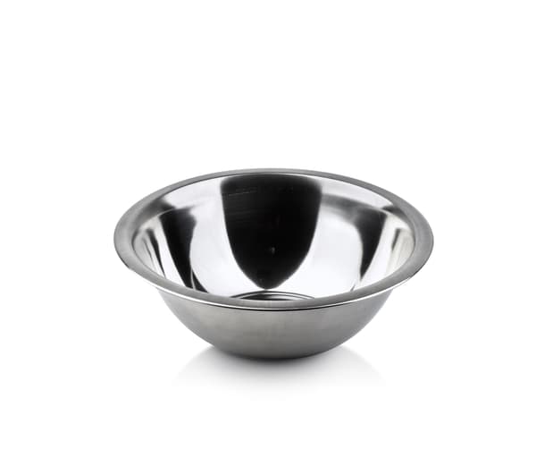 Skål rustfrit stål COOKINI Basic Kitchen Ø22x7 cm sølv 1 stk