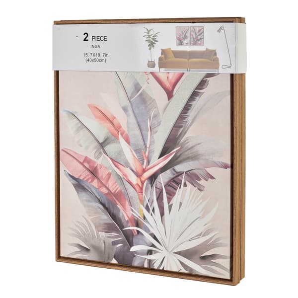 Billedsæt plast INGA Sterlicja 40x50 cm rosa 2 stk