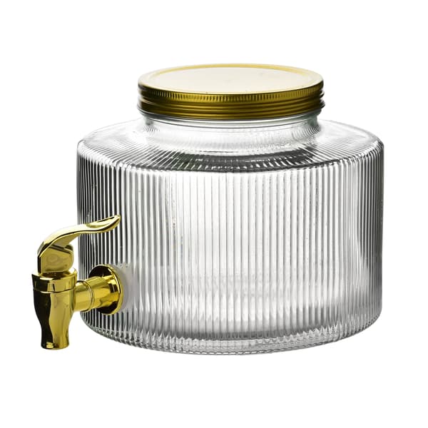 MODERN KITCHEN Glaskaraff med kran 2L - Stilren och Praktisk