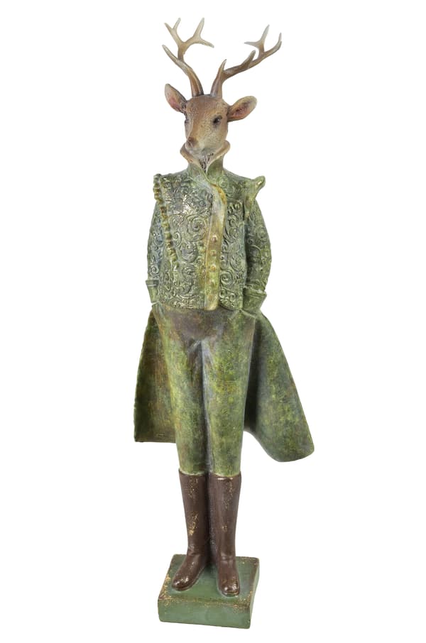 Älgfigur Santa Lila Älgpojke 13,5x10,5x43cm 1st