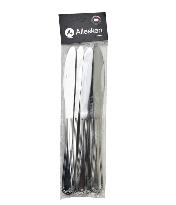 Rostfria stålnivar Dhalia Daisy 22,5 cm Silver 6-pack