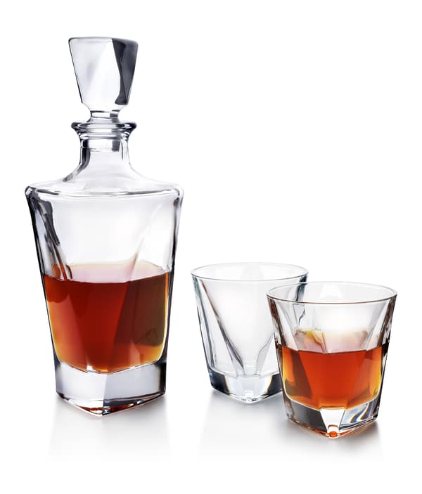 EVA TRIANGLE Karaf och 6 glas, 280ml/780ml, Affekdesign