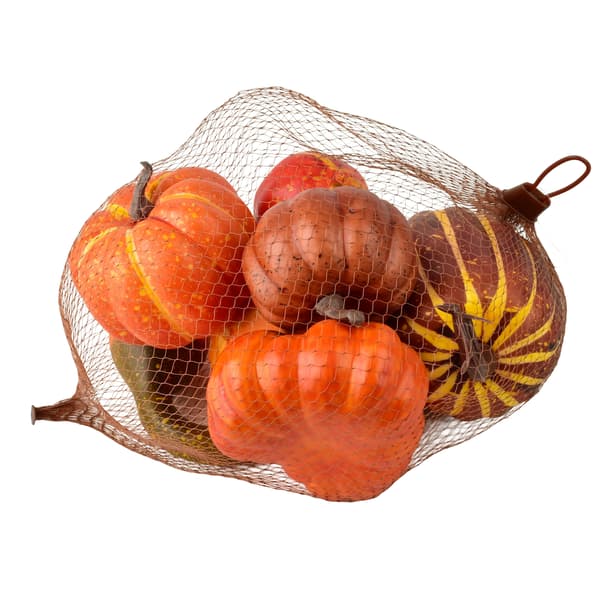 Dekorationspumpor Mondex Mave mix orange 8 st