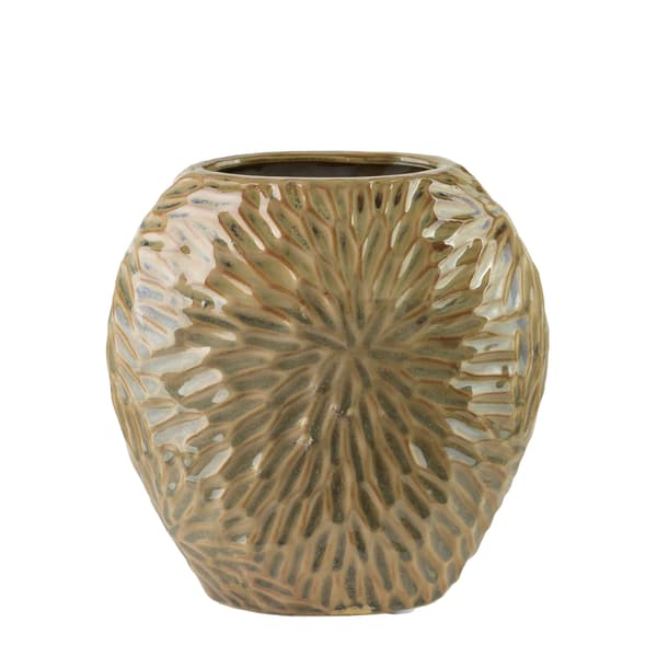 YARINE Beige Keramikkvas 20x10x20 cm