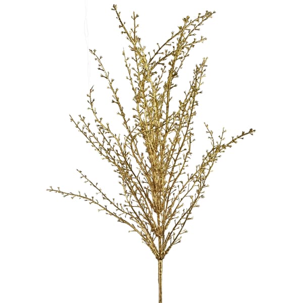 Konstgjord blomstergren Mondex Viridis 77cm guldfärgad 1st