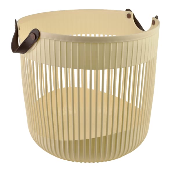 Ajourkorg Mondex Zac 40x40x38cm krämvit 1pc