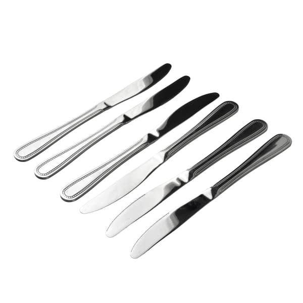 Knivset i rostfritt stål CHAMOMILE Komplet 22 cm Silver 6-pack