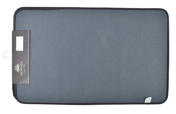ZAC Komplet 2 Badmattor 50x40cm och 50x80cm - Grå Polyester