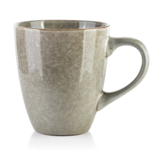 Mugg Porslin BASIC NATURE 350 ml 8,5x12x10,5 cm Grå 1 st