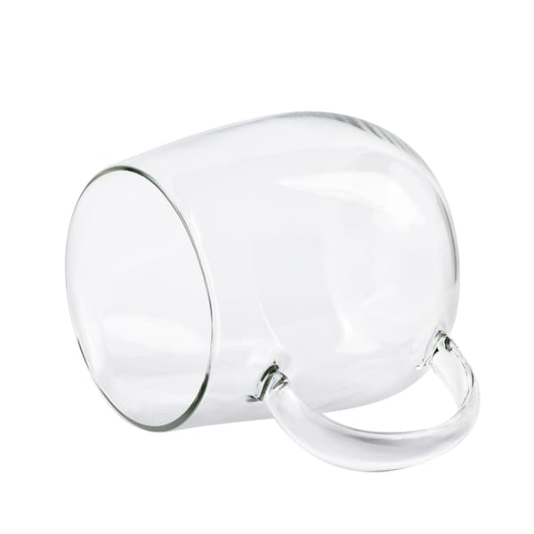 PETER CLEAR Kub 400 ml - Elegant Glasbecher för alla tillfällen