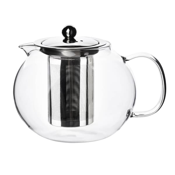 PETER 1000 ml glas och silverfilter - Exklusiv design för eleganta stunder