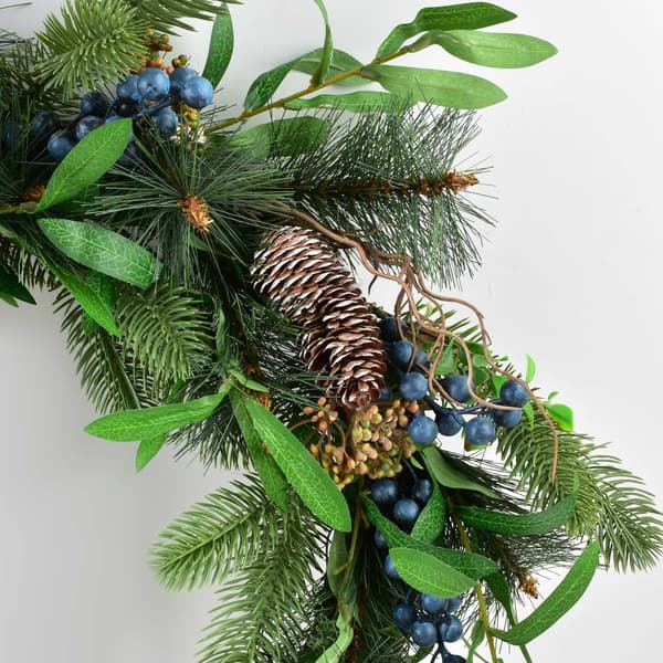 Julkrans med kottar VIRIDIS 50cm natur 1st