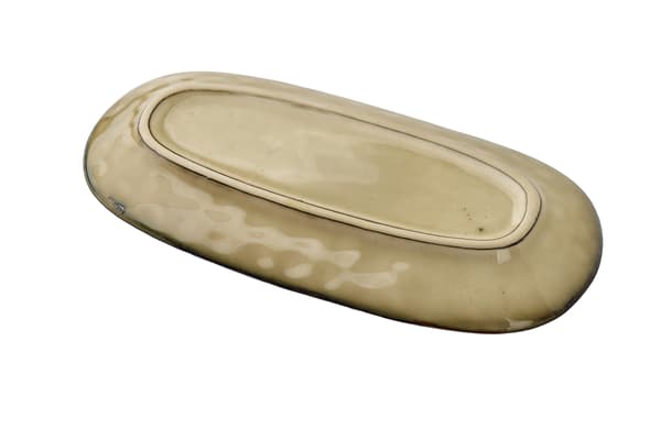 Fat keramik BASIC NATURE Oval 26x13 Natur 1 st