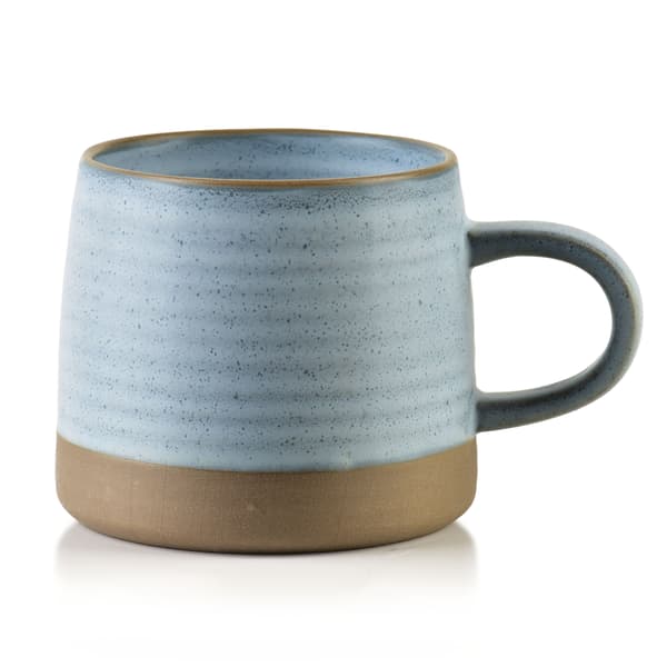 Mugg Keramik BASIC NATURE 400ml 14x9x9 cm Blå 1 st