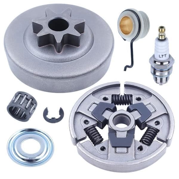 7-tands koblingsdesign 3/8 " præcisionsgear til Stihl MS290 MS310 MS390 029 039 nåleleje reservedele Grå