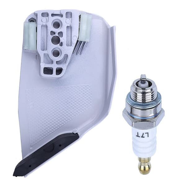 Kædeldæksel med tændrør til STIHL MS260 MS270 MS290 MS310 MS380 MS381 024 026 028 029 034 036 038 039 Vit