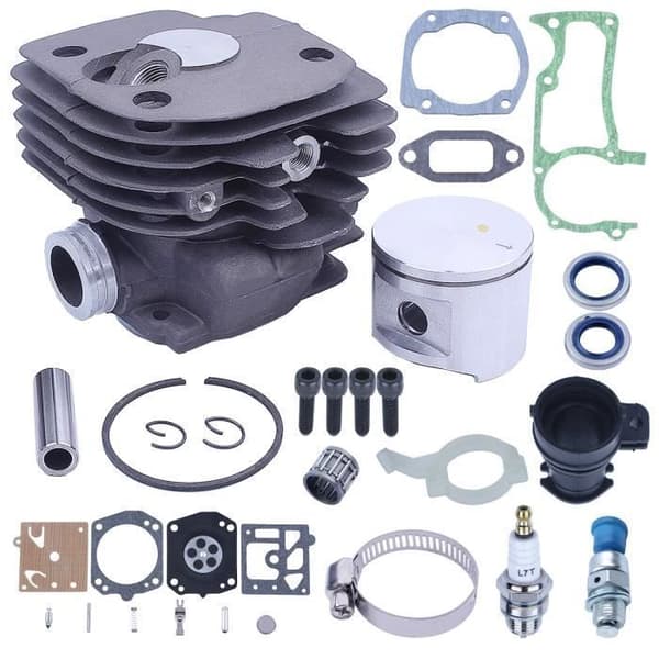Cylindre Piston Sæt - Husqvarna - 372XP - 52 mm - Erstatningsdele - Inkluderer tændrør og pakninger