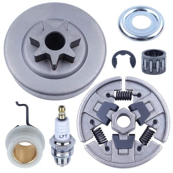 7-tands koblingsdesign 3/8 " præcisionsgear til Stihl MS290 MS310 MS390 029 039 nåleleje reservedele Grå