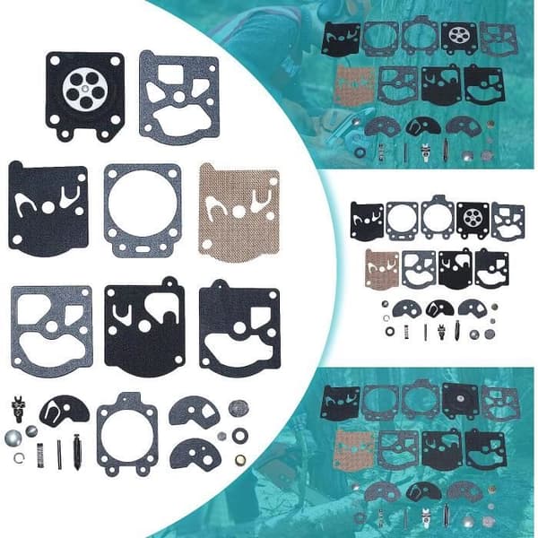 Pack med 3 reparationssæt til karburator for Walbro K10-wat WT391 WT20 WT3 WT309 WT310 WT324 WT379 Trim af trammac