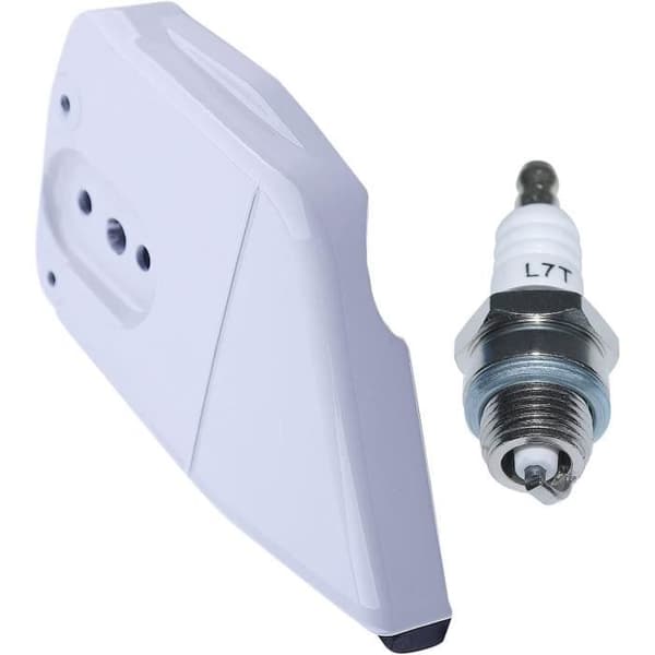 Kædeldæksel med tændrør til STIHL MS260 MS270 MS290 MS310 MS380 MS381 024 026 028 029 034 036 038 039 Vit