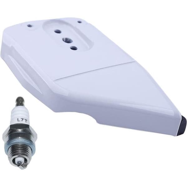 Kædeldæksel med tændrør til STIHL MS260 MS270 MS290 MS310 MS380 MS381 024 026 028 029 034 036 038 039 Vit