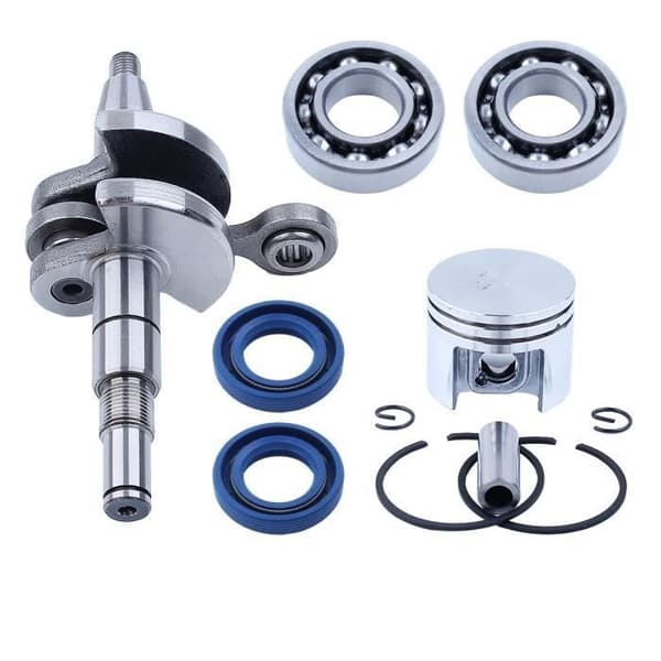 Vilebrequin Kolvaxel Kit för STIHL MS180 MS180C 018 1132 030 0402 Stift 10mm Grå