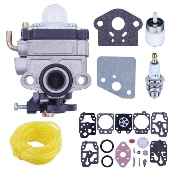 Karburattori ja tiivistesarja Troy-Bilt TB26CO TB415CS TB475SS 753-04296 varten