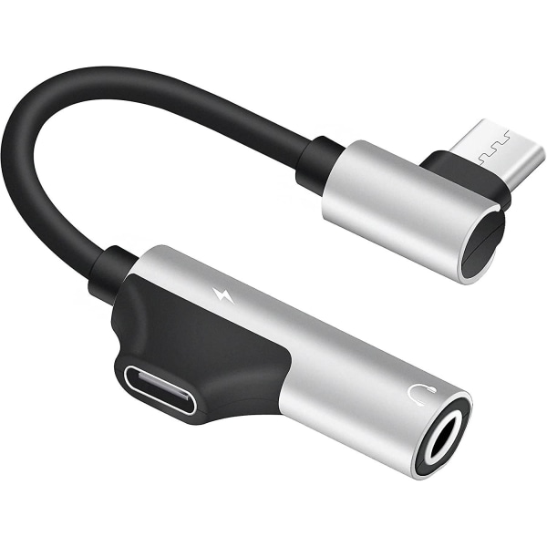 Usb-c till 3,5 mm adapter för hörlursuttag