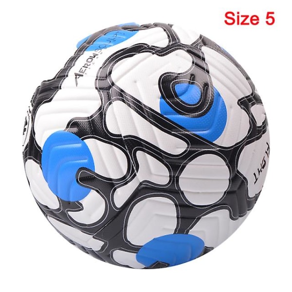 Nya fotbollsbollar officiell storlek 5 storlek 4 Premier 21-Blue Black Size 5