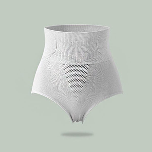 Trosor med hög midja Underkläder Damshorts Gray XL(60-70kg)