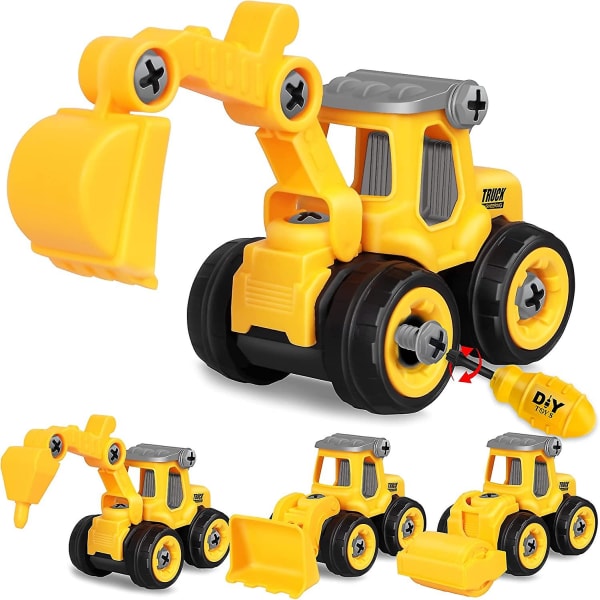 Take Apart Toys 4-pack - DIY Construction Engineering Car Toy