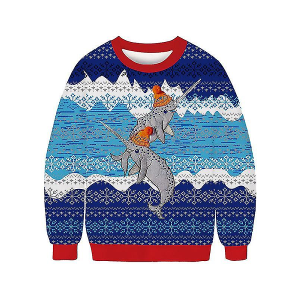 Unsiex Christmas Jumper Pullover Sweatshirts Style 3 XL
