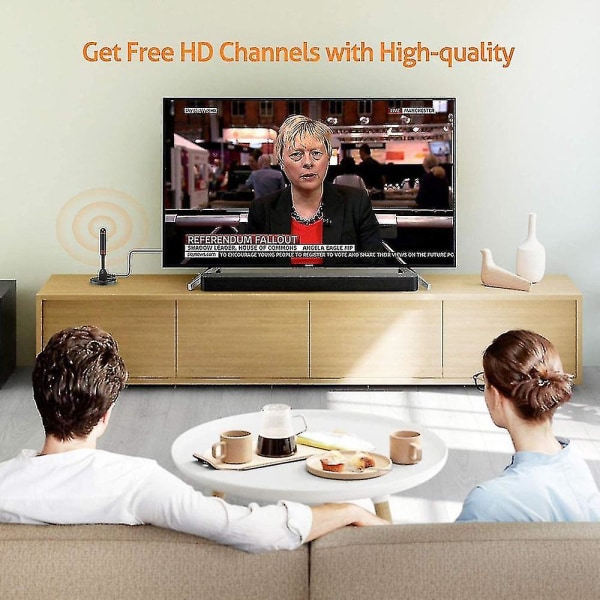 Digital HDTV-antenn - Inkluderar magnetisk bas