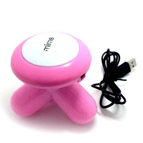 Elektrisk massagerkropp USB Elektrisk handtag pink