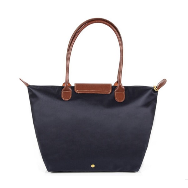 Vattentät nylon handväska för kvinnor med en axel lake blue L
